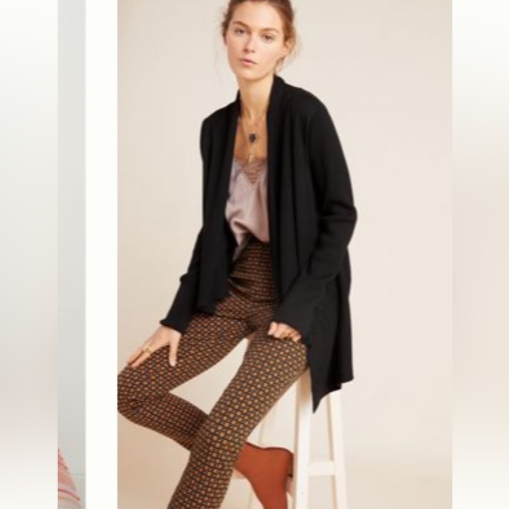 ANTHROPOLOGIE Black Talissa cardigan, Sz S.